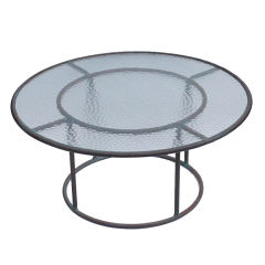 Round Coffee Table by Walter Lamb for Brown & Jordan