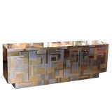 Long Cityscape Credenza by Paul Evans