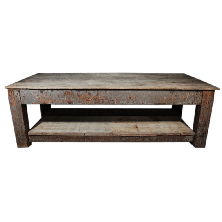 Large Drapers Work Table For Sale