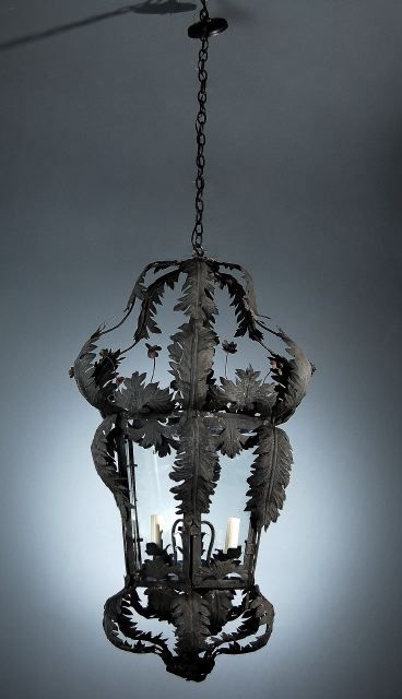 A Large Baroque Style Tole Lantern