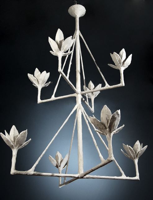 Contemporary Chandelier in the Style of Diego Giacometti