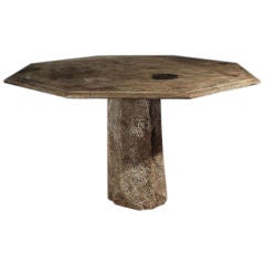 Octagonal Stone Gueridon