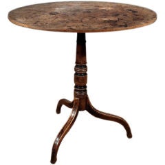 Petite George III Sun Bleached Mahogany Tilt Top Table