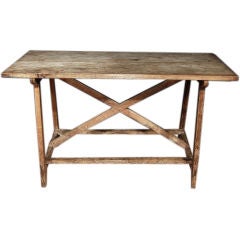 Sunbleached Walnut Console