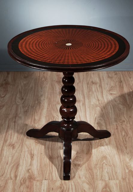 Parquetry Tilt Top Table