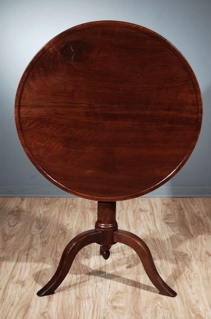 A Small Provincial Mahogany Tilt Top