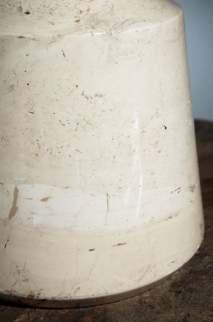 Large Scale Travertine Lamp For Sale 5