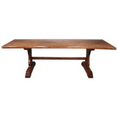 Beech Wood Trestle Dining Table Beech Wood Trestle Dining Table