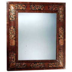 William and Mary marquetry Mirror