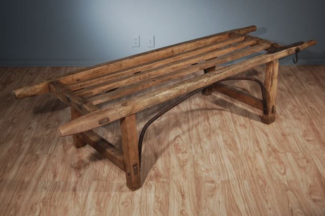 19th Century Rustic French Livestock Bench For Sale