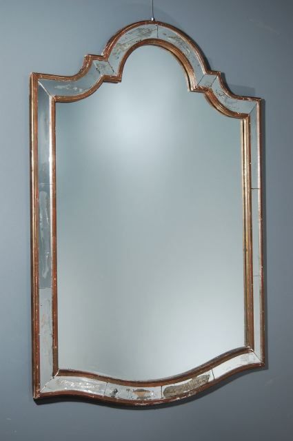 Cartouche Shaped Mirror