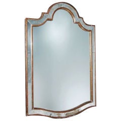 Cartouche Shaped Mirror