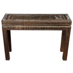 A Metal Sheathed Console