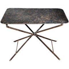 A Period Folding Steel Campaign Table