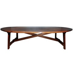 Large Scale Oval Dining Table