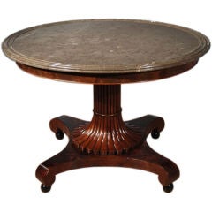 Marble Topped Center Table