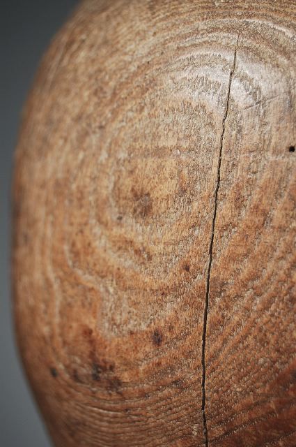 wooden wig stand