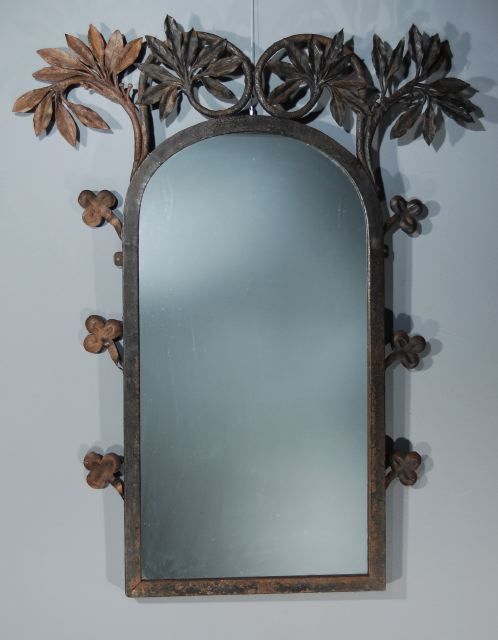 Whimsical Painted Metal Mirrors