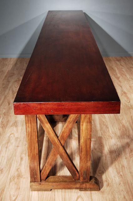 A French Mahogany and Beechwood Table For Sale 3