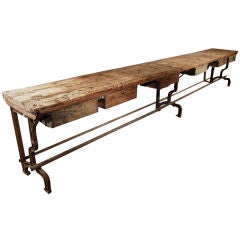 A 16 Foot Long Spanish Work Table