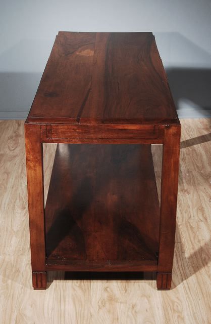 A Continental Moderne Black Walnut Center Table For Sale 1