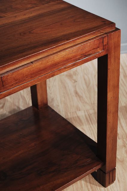 A Continental Moderne Black Walnut Center Table For Sale 5