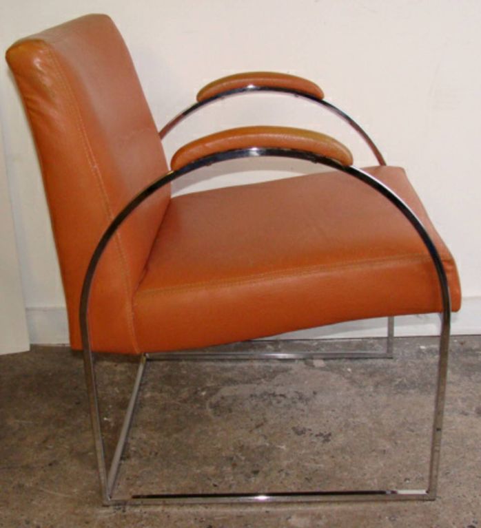 American Pair of Milo Baughman Chairs          Uncommon Form