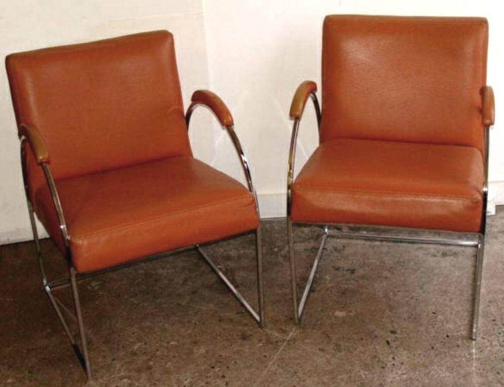 Pair of Milo Baughman Chairs          Uncommon Form 3