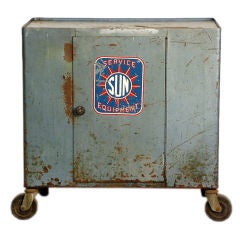 Coolest Industrial Bar Cart on Wheels