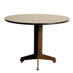Small round marble table