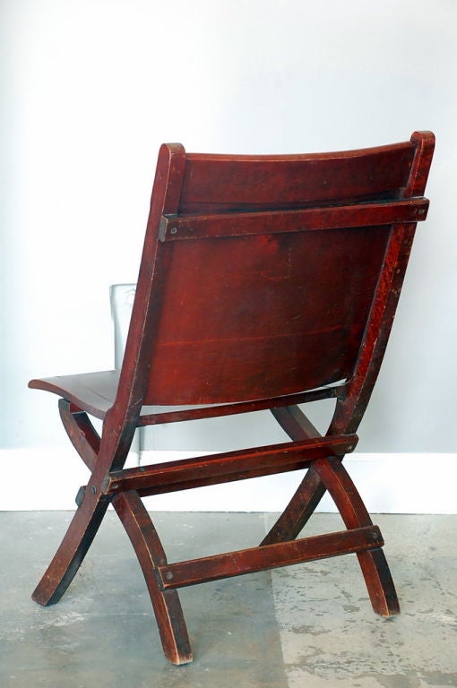 Art Deco Comfortable theater folding chair