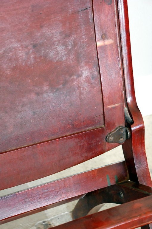 20th Century Comfortable theater folding chair