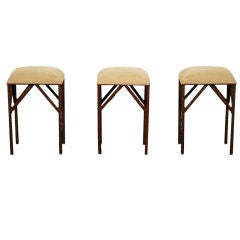 Used Set of 3 one-of-a-kind industrial stools