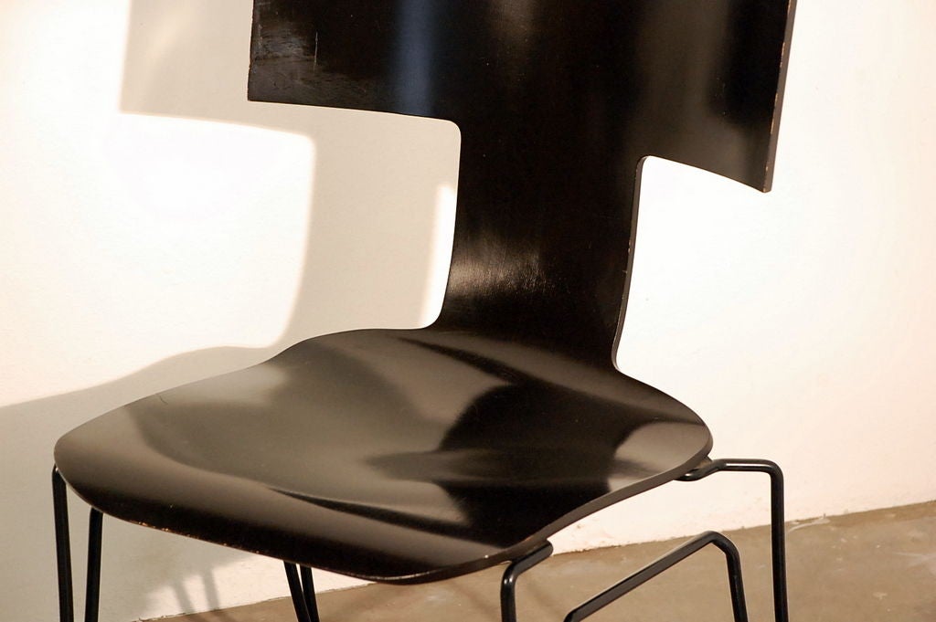 Pair of classic Klismos chairs by John Hutton for Donghia 2