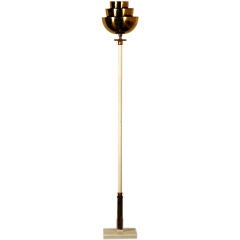 Rare Brass Floor Lamp by Walter Kantack