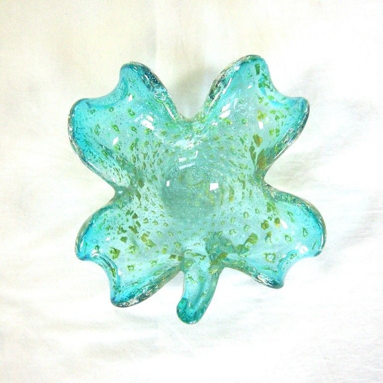 Murano Blue Glass Dish (GMD#2496)