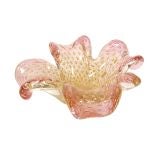 Murano Pink Glass Dish (GMD#2497)