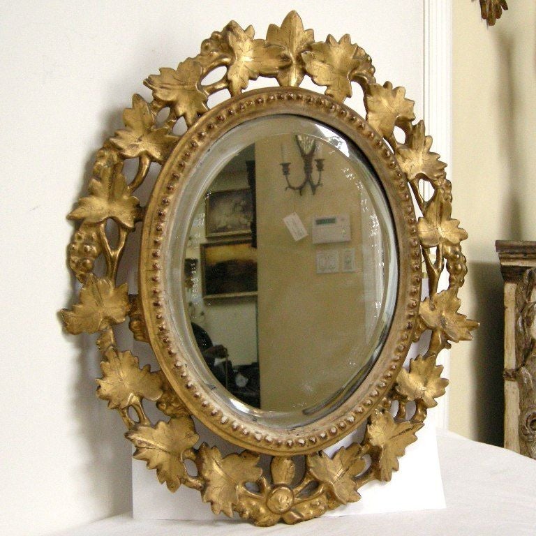 Petite Oval Decorative Mirror (GMD#1827)
