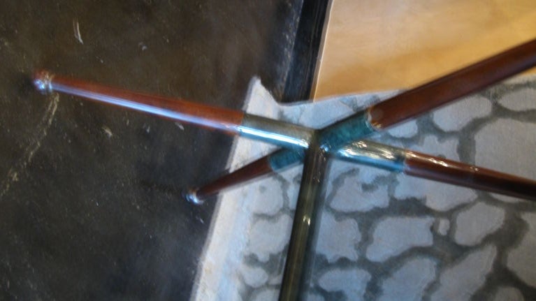 20th Century GREEN GOAT SKIN CONSOLE