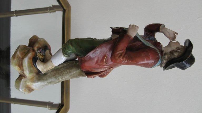 Italian Single Male Figurine By Capodimonti