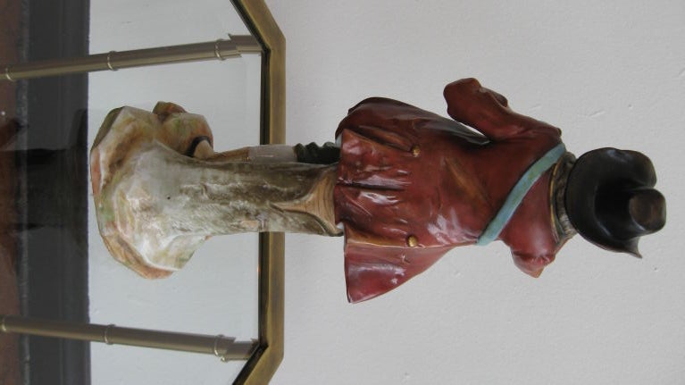 Mid-20th Century Single Male Figurine By Capodimonti