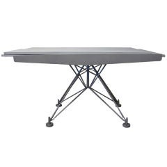 Formica and Metal Modernist Desk