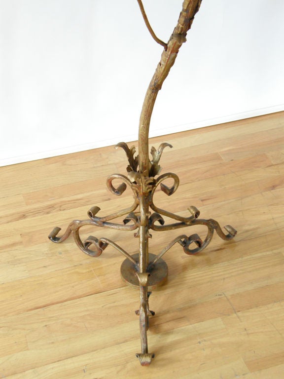 Unknown Wrought iron coat tree
