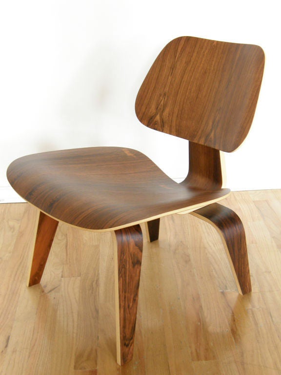 Veneer Limited Edition Charles Eames LCW Rosewood Lounge Chair for Herman Miller