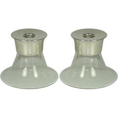 Allan Adler Signed Candlesticks