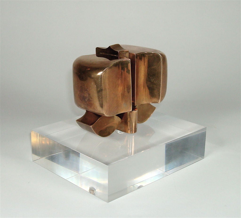 Late 20th Century Bronze sculpture by Jose Luis Sanchez, Spanish, b 1926