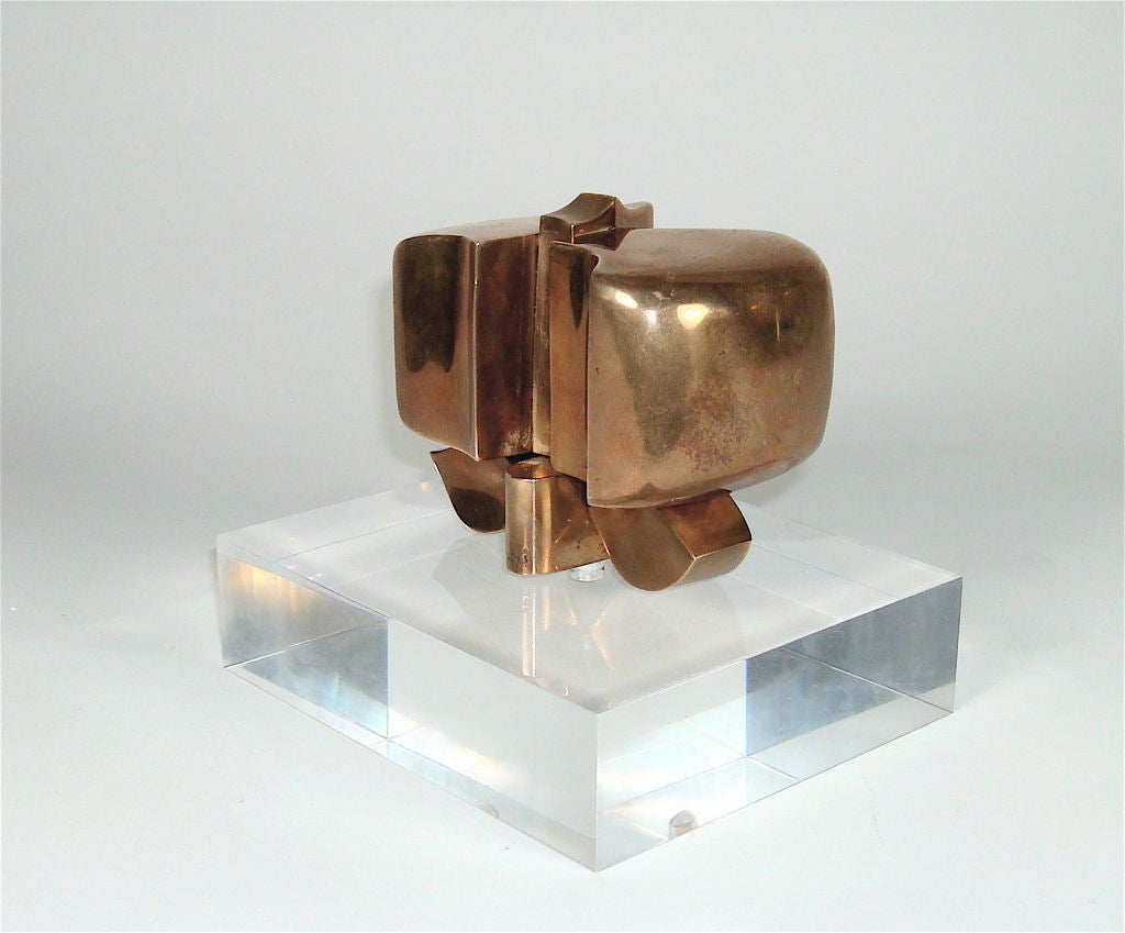Bronze sculpture by Jose Luis Sanchez, Spanish, b 1926 1