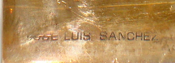 Bronze sculpture by Jose Luis Sanchez, Spanish, b 1926 2