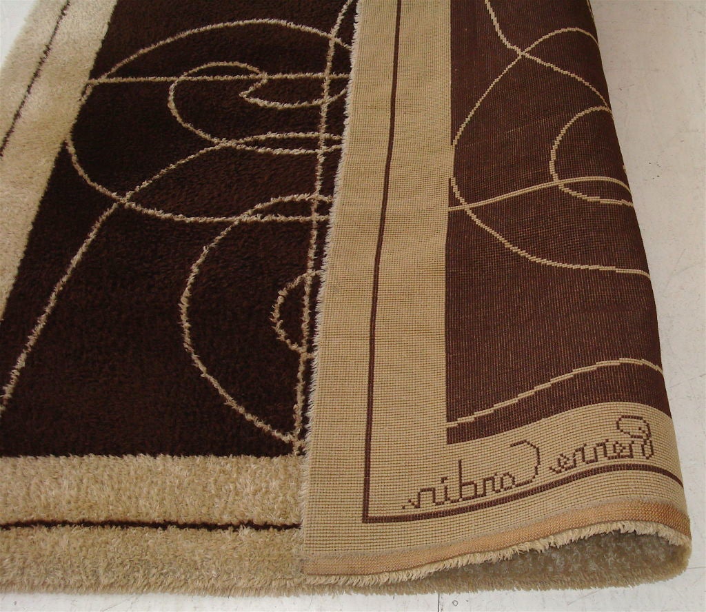 French Pierre Cardin Area Rug