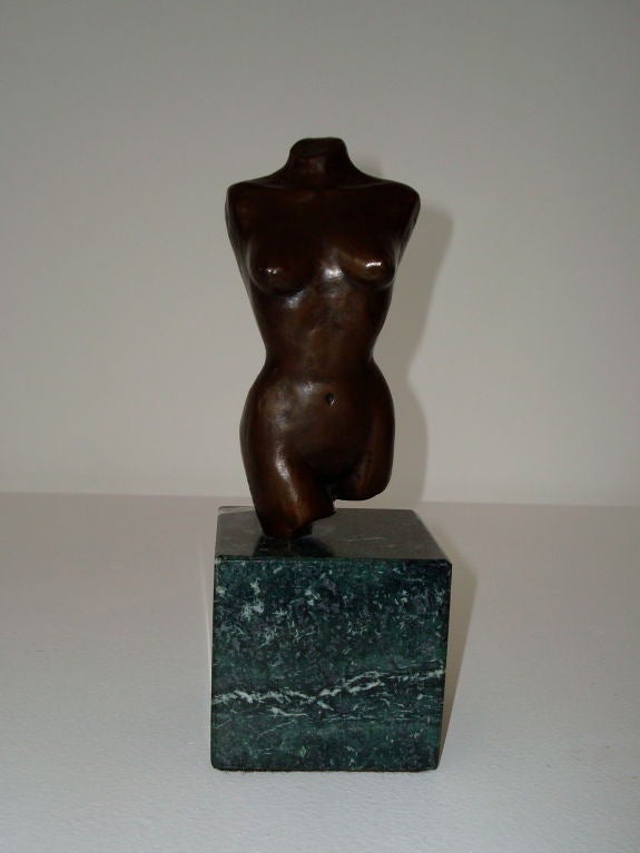 Bronze Female Torso Sculpture